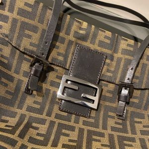 Fendi Handbag class F fabric/ authentic